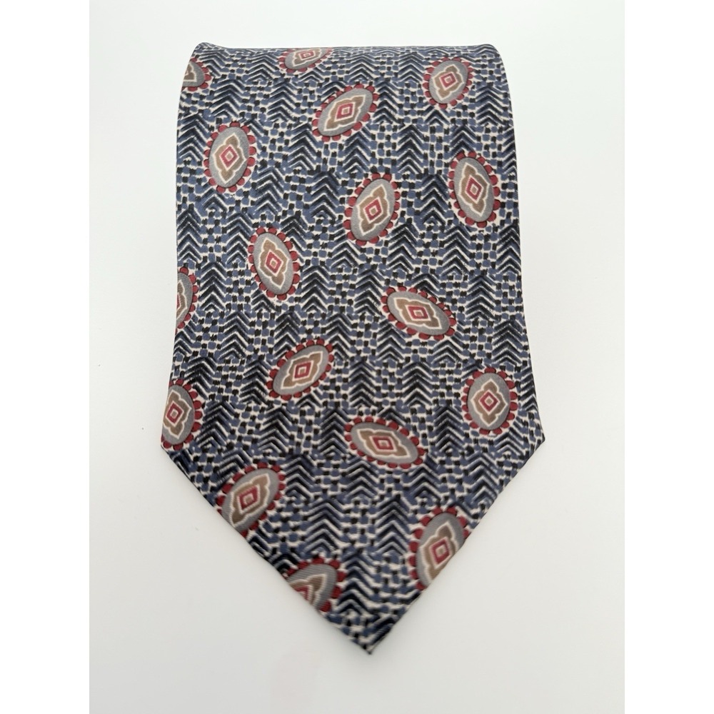 Zylos George Machado 100% Italian Silk Tie 58" Long NWOT